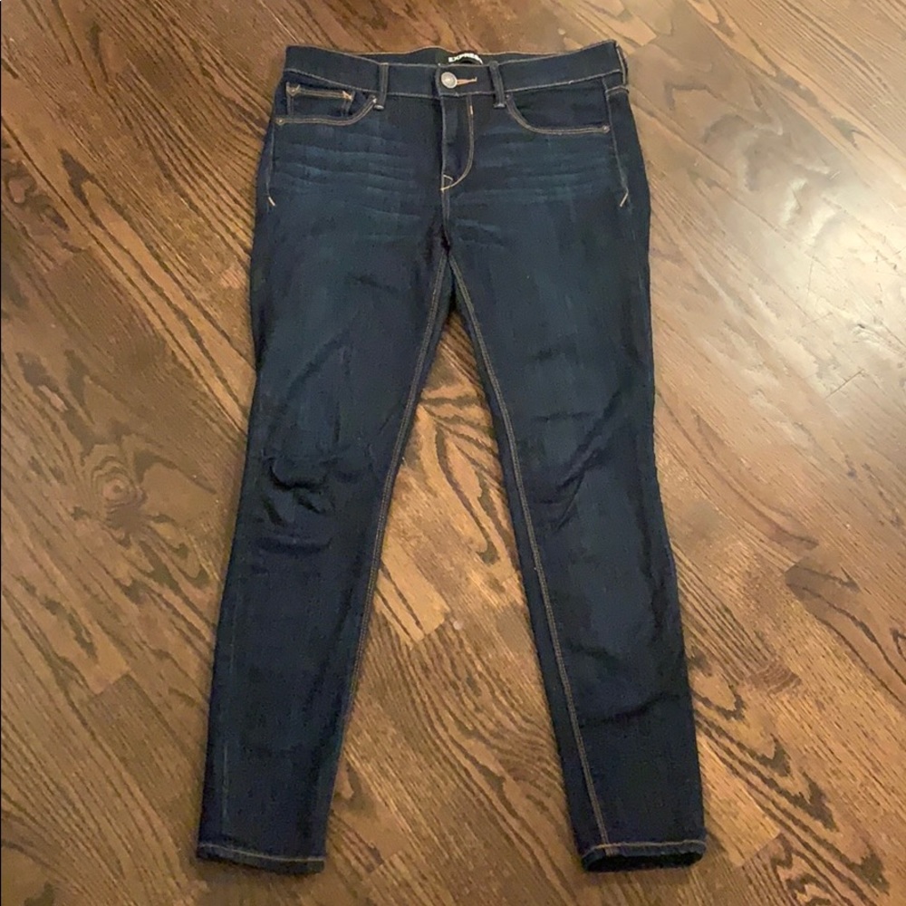 Express Dark Wash Skinny Jean